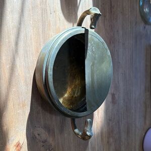 Vintage Brass Divided Dish
